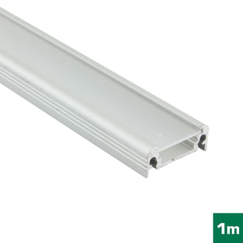 AL profil FKU11 BC/UX pro LED, s plexi, 1m, elox