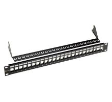 SX24-0-STP-BK-UNI modulárna patch panel 24port STP čierny 1U SX24-0-STP-BK-UNI modulárna patch panel 24port STP čierny 1U