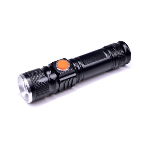 Solight LED kapesní nabíjecí svítilna, 3W, 200lm, USB, Li-ion
