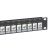 Patch panel modulárny 1U (s kovovou vyväzovacie lišty) LINKEO 19 " Patch panel modulárny 1U (s kovovou vyväzovacie lišty) LINKEO 19 "