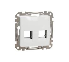 Sedna Design kryt zásuvky datové 2-násobný RDM Cat.5e-6 UTP bílá