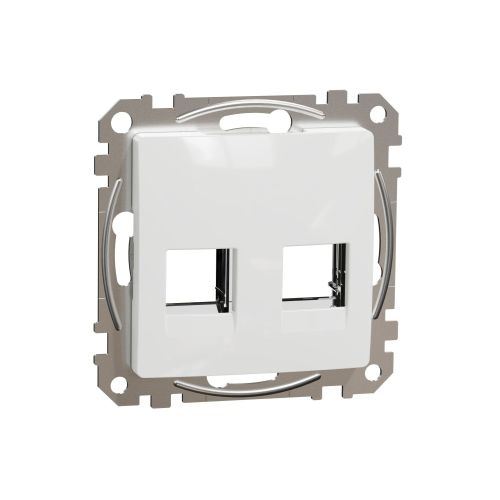 Sedna Design kryt zásuvky dátovej 2-násobný RDM Cat.5e-6 UTP biela