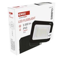 LED reflektor SIMPO 50 W, černý, neutrální bílá (15)