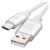 USB kabel 2.0 A/M - C/M 1m bílý