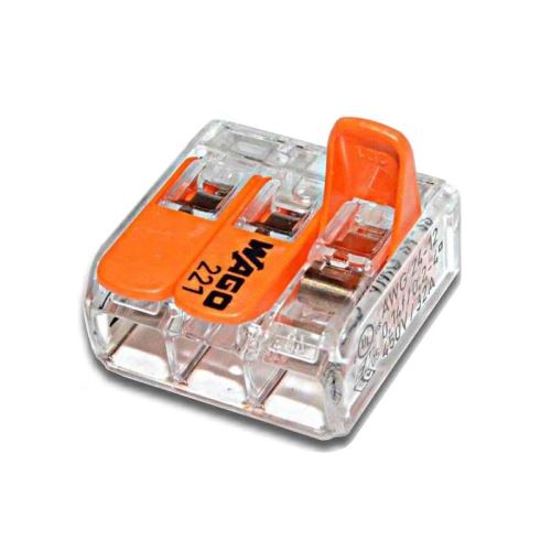 Svorka Wago 221-413 3x0,2-4mm2 s páčkou