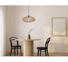Závesný luster z masívneho dreva E27/450 - WRE131 (1)