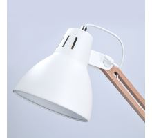 Solight stolní lampa Falun, E27, bílá (2)