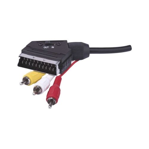 AV kabel SCART - 3x CINCH 1,5m