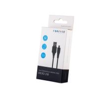 Kábel FOREVER USB/Micro USB 3m Black Kábel FOREVER USB/Micro USB 3m Black