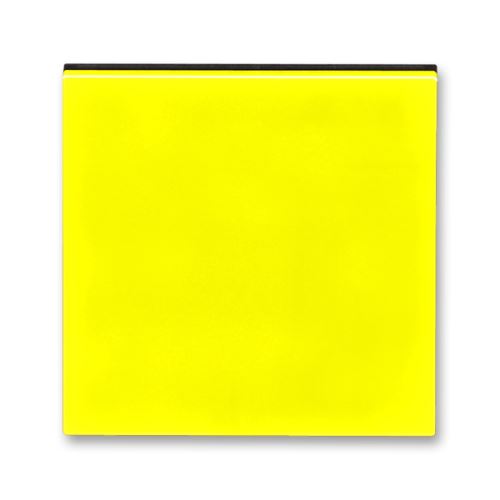 Kryt jednoduchý, žlutá/kouřová černá, ABB Levit 3559H-A00651 64