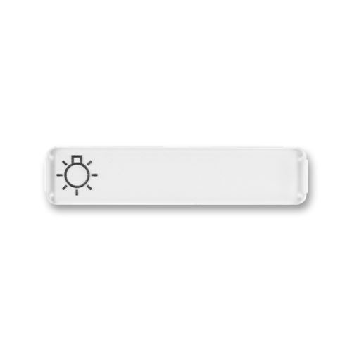 Pole popisové so symbolom svetla, ABB 3558-A27 / 2