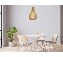 Závesný luster z masívneho dreva E27/310 - WRE081 (3)