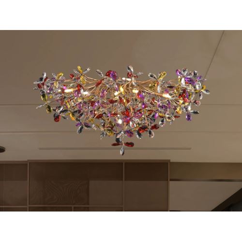 Luxusní stropní křišťálový lustr 12 x G9 - CA032/800C