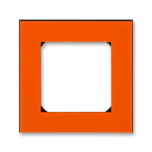 Rámeček jednonásobný, oranžová/kouřová černá, ABB Levit 3901H-A05010 66