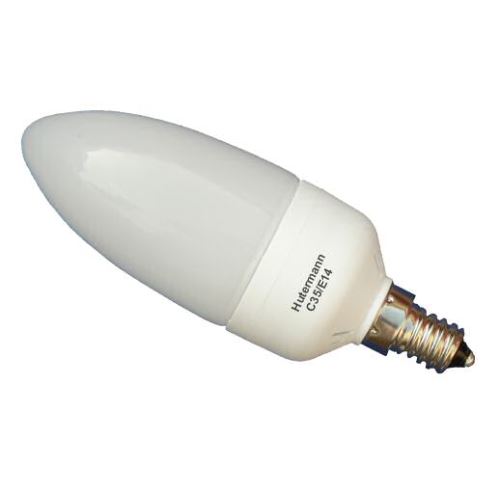 LED žárovka Hütermann C30 E14/ 230V/ 1.7W (14x 3014 LED úsporná svíčka) neutrální bílá