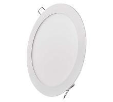 LED panel 220mm, kruhový zabudovateľný biely, 18W teplá biela