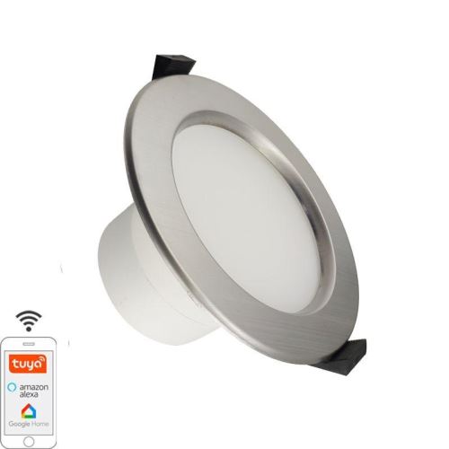 LED svietidlo WIFI 10W / IP44 / 3000K - 6500K / SI - LDL164/SW