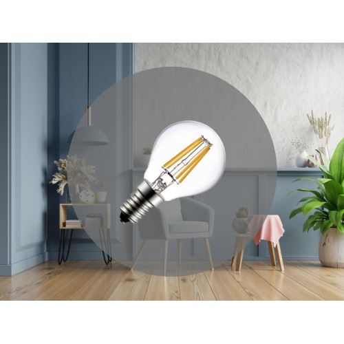 LED Filament 4W - G45 / E14 / 3000K - ZLF812