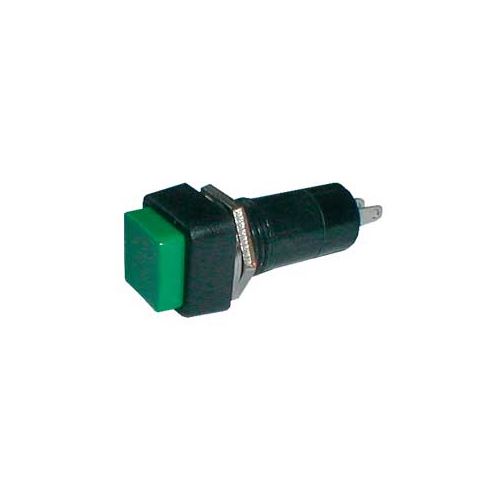 Prepínač tlačidlo štv. OFF- (ON) 250V / 1A zelené
