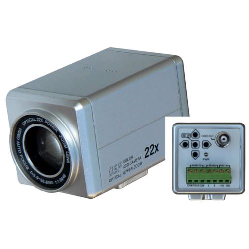 Kamera barevná vnitřní  540TVL Hütermann  BOX-B134 - automatické ostření