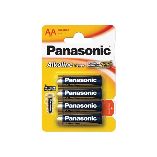 Baterie AA (R6) alkalická PANASONIC Alkaline Power 4ks / blistr