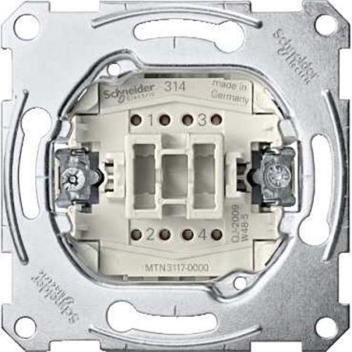 Mechanizmus prepínače krížového ř. 7, 10A Schneider, Merten System M