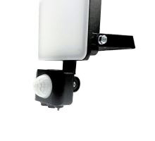 Venkovní černý LED reflektor s PIR senzorem 20W / 4000K - LF7022S (13)