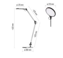 LED stolná lampa KAREN, čierna (2)