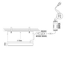 LED přisazený panel 12W / PRSF / SMD / CCT / WH - LPL333 (4)