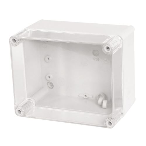 Krabice SolidBOX 68121 IP65, 170x135x107mm, průhledné víko, hladké boky
