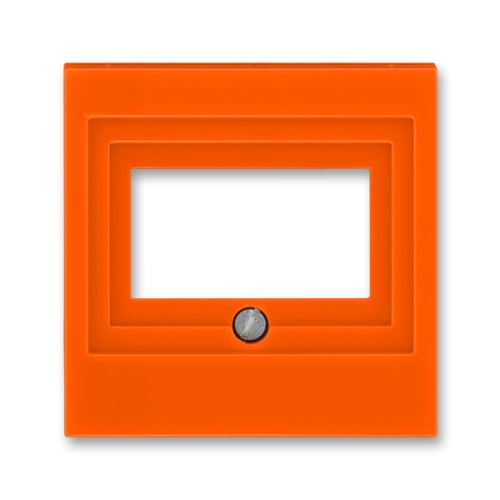 Kryt zásuvky reproduktorové, komunikačné priame alebo prístroje USB, oranžová, ABB Levit 5014H-A00040 66
