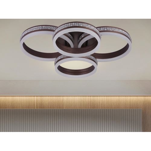 LED stropné svietidlo s diaľkovým ovládačom 150W - J3354/BR