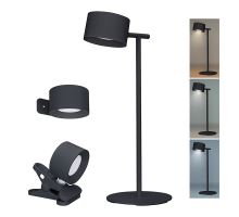 Solight LED nabíjecí lampička 3v1, 280lm, změna CCT, stmívání, černá