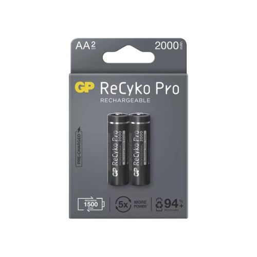 Batérie AA (R6) nabíjacie 1,2V / 2000mAh GP Recyko Pre 2ks