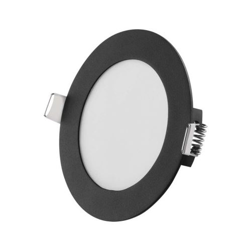 LED vestavné svítidlo NEXXO, kruhové, černé, 7W, se změnou CCT