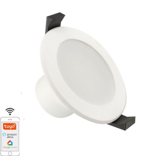 LED svietidlo WIFI 7W / IP44 / 3000K - 6500K / WH - LDL163W