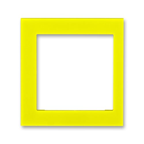Kryt rámečku s otvorem 55x55, krajní, žlutá, ABB Levit 3901H-A00255 64