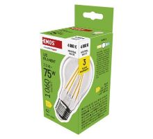 LED žiarovka Filament A60 / E27 / 7,8 W (75 W) / 1060 lm / neutrálna biela