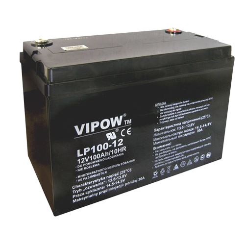 Batéria olovená 12V 100Ah VIPOW