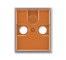 ABB 5011E-A00300 07 Kryt zásuvky anténní TV+R(+SAT), karamelová / ledová šedá, ElementR