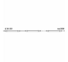 LED prachotesné núdzové svietidlo 40W / 5W / IP65 / 1200 / 4000K / E - LNL324/3E (6)