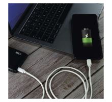 Nabíjecí a datový kabel USB-C 2.0 / Lightning MFi, 1 m, bílý (9)