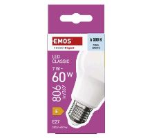 LED žárovka Classic A60 / E27 / 7 W (60 W) / 806 lm / Studená bílá (5)