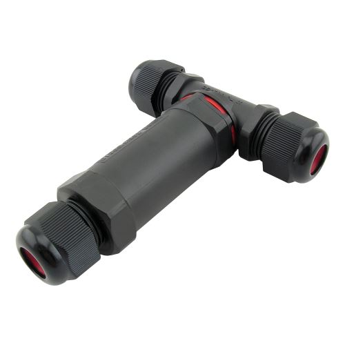 Kabelová spojka IP68 šroubová, typ T, 3x2.5mm2,