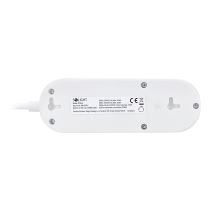 Solight 2z + USB A+C 17W, cestovní prodlužovací přívod 1.5m, bílý (5)