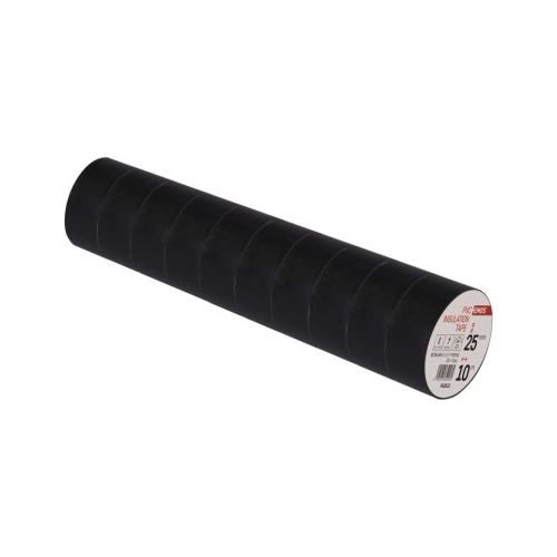 Izolační páska PVC 25mm / 10m černá