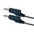 Kabel propojovací 0,35mm2/ 2m s banánky černý HADEX N534 Kabel propojovací 0,35mm2/ 2m s banánky černý HADEX N534