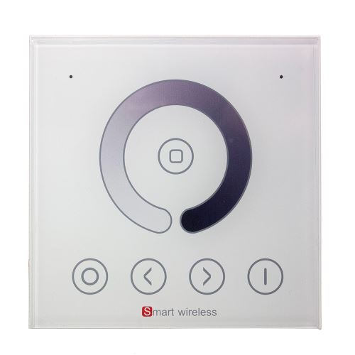 4Z-PRO systém - Ovladač (RF) dotykový nástěnný pro LED pásky, bílý, 4-zonový