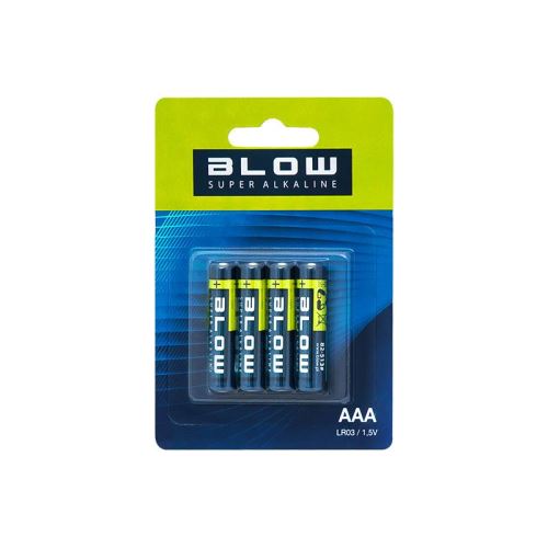 Baterie AAA (LR03) alkalická BLOW Super Alkaline 4ks / blistr