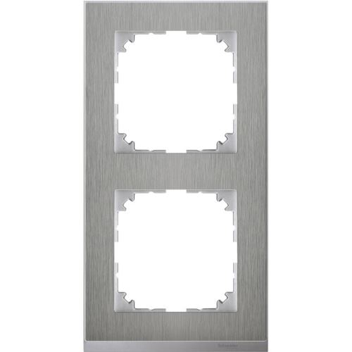 M-Pure Decor rámeček 2-násobný Stainless Steel/Aluminium